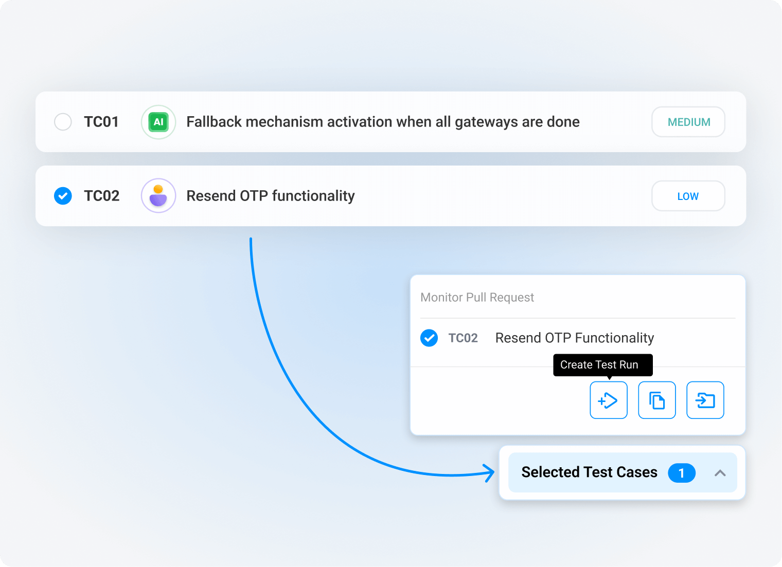 Create test runs